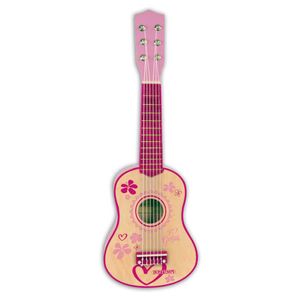 Bontempi Kinder-Gitarre mit 6 Saiten Holz Rosa 55 cm