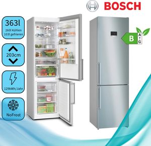 Bosch Kühl-Gefrier-Kombination 363 l B Serie6 FlexInterior 203 x 60 cm KGN39AIBT