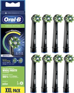 Oral B Cross Action Cleanmaximiser 8 PACK 8er Pack ErsatzbÃ1/4rstenköpfe