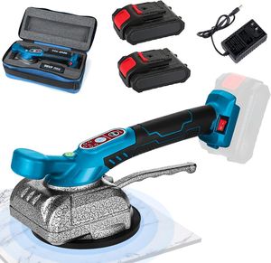 Akku Schnurloses Fliesenvibrationswerkzeug, Handheld Fliesensaugbecher -Werkzeug mit digitalem Display,5-Gang-Einstellung, für Fliesen,Holz,Boden,Wand Akku Schnurloses Fliesenvibrationswerkzeug, Handheld Fliesensaugbecher -Werkzeug mit digitalem Display,5-Gang-Einstellung, für Fliesen,Holz,Boden,Wand