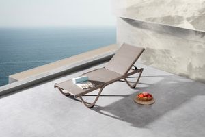 Gowoll Sonnenliege mit Rollen Gartenliege Wetterfest Liegestuhl Klappbar und Stapelbar mit 5 Positionen (Gala Beige) Gowoll Sonnenliege mit Rollen Gartenliege Wetterfest Liegestuhl Klappbar und Stapelbar mit 5 Positionen (Gala Beige)