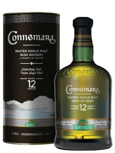 Connemara 12 Jahre Peated Single Malt Irish Whiskey in Geschenkpackung | 40 % vol | 0,7 l