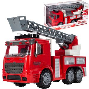 Hračka MalPlay hasičské auto | mini simulace | pohyblivý a výsuvný žebřík | hasiči | se zvukem a světlem | od 3 let | dárek pro děti