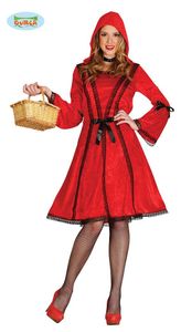Rotkäppchen Kapuzenkleid, Größe:M Rotkäppchen Kapuzenkleid, Größe:M