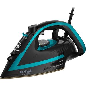Tefal FV8066 Puregliss Bügeleisen de Dampf mit Superdampf de 280 g/min, Vertikaldampf, Öffnung de Füllung de Wasser im XL-Format, stabiler Standfuß, Antikalkvorrichtung, Tropf- und Absperrstopp