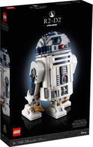 LEGO Star Wars R2-D2 Droiden-Set für Erwachsene, 2.413-teiliges Sammlermodell mit Luke Skywalkers Lichtschwert, Sammlerstück, Geschenk für Männer, Frauen, ihn oder sie 75308