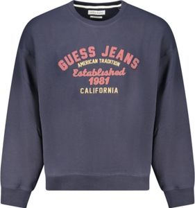 Guess Jeans Rundhals Sweatshirt Übergröße mit Stickerei : Größe - M Größe: M