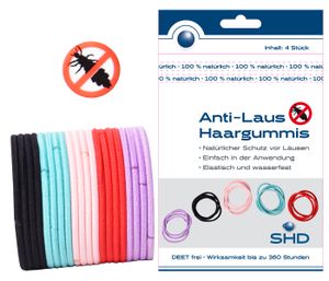 Anti-Laus Haargummi - 5 Pack (á 4 Stück)