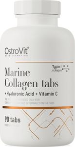 OstroVit Kolagen Morski + Kwas Hialuronowy + Witamina C, 90 tabletek