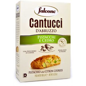 Cantucci sušenky s pistáciemi a citronem, 180 g