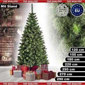 Künstlicher Weihnachtsbaum 180cm Christbaum | PREMIUM Kiefernbaum mit Ständer