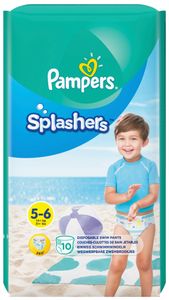 Pampers Schwimmwindeln Splashers Größe 5 - 6 Tragepack 10 Stück