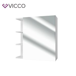 Vicco zrcadlová skříňka Fynn bílá 64 x 62 x 20,8 cm odvozené dřevo výrobek sklo