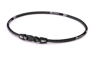 Phiten RAKUWA X50 Halskette, Farbe:schwarz, Größe:45cm