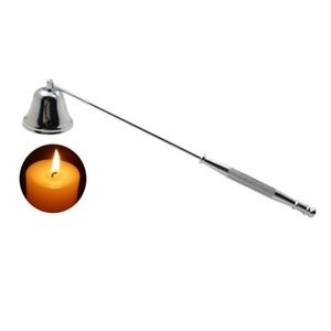 20cm Edelstahl Kerzenlöscher Kerzenlöscher-Werkzeug Dochtlöscher Glocke Kerzenschneider Silber
