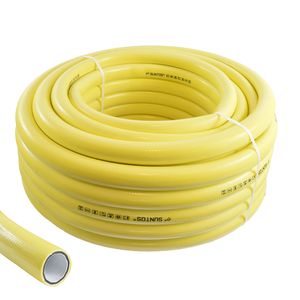 SUNTOS Qualitäts-Wasserschlauch Gartenschlauch 3/4 Zoll x 50 m Länge, gelb
