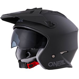 O'Neal Helm, Crosshelm, Motorradhelm, VOLT Helmet SOLID black, Größe XS - XL, Außenschale ABS, gepolstertes Innenfutter, Microlock Verschluss, Größe:XS