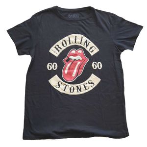 The Rolling Stones - "Sixty Biker" T-Shirt für Damen RO3650 (M) (Schwarz)