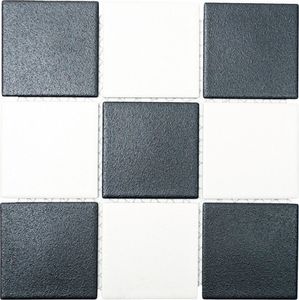 Keramikmosaik RAT 148 30x30 cm schwarz weiß Keramikmosaik RAT 148 30x30 cm schwarz weiß