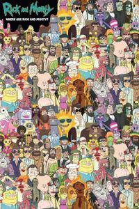 Poster Rick and Morty Where Are Rick and Morty 61x91.5cm
