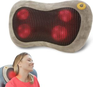 Masażer  Poduszka 3D Shiatsu Masująca Do Masażu Pleców Ciała Karku Gess