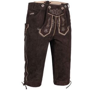 PAULGOS pánske tradičné kožené nohavice - podkolienky - pravá koža - veľkosť 44 - 60
