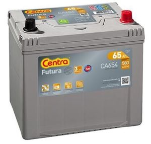 Autobatterie CENTRA 12 V 65 Ah 580 A/EN CA654 L 230mm B 173mm H 222mm NEU
