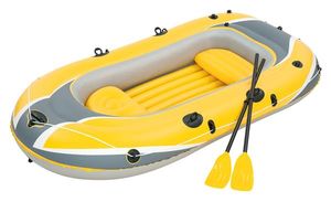 Bestway "Hydro-Force Raft Set" Boot 255 x 127 cm mit Blasebalg und 2 Paddeln, 61068