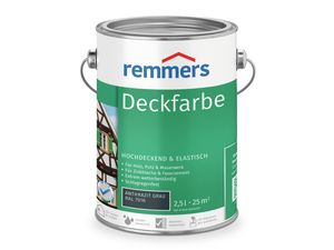 Remmers Deckfarbe anthrazitgrau (RAL 7016) 2,5 l, Holzlack