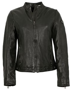 Gipsy - Damen Echtleder Lederjacke Lammnappa schwarz