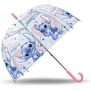 Disney Stitch Kinder-Regenschirm transparent