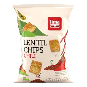 Lima Lentil Chips Chili 90g Bio