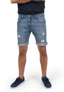 INDICODE IDHallow Herren Jeans Shorts Kurze Denim Hose im Destroyed-Optik aus Stretch-Material Regular Fit