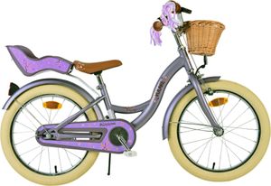 Volare Blossom Kinderfahrrad für Mädchen - 18 Zoll in Lila für Kinder von 4 bis 7 Jahren Volare Blossom Kinderfahrrad für Mädchen - 18 Zoll in Lila für Kinder von 4 bis 7 Jahren