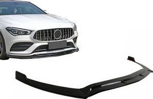 Spoiler zderzaka do Mercedes CLA X118 C118 Sport Line CLA35 2019-2023 czarny połysk