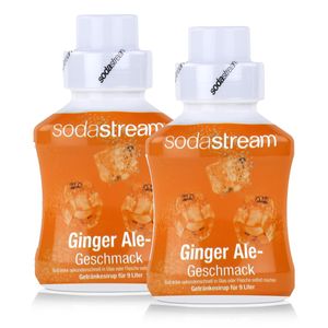 SodaStream Getränke-Sirup Softdrink Ginger Ale Geschmack 375ml (2er Pack)
