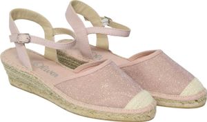 s.Oliver RED LABEL Espadrille Espadrilles rosa-glitter Grösse 41