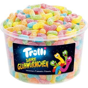 Trolli Glühwürmchen sauer gezuckerte Fruchtgummi Glühwürmchen 1050g