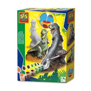 SES 01283 Gips Gießen T-Rex Dinosaurier Figur Gießform Gipsform Bastelset