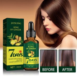 30ml Ingwer Haarwachstumsöl Haarserum, Verbessert den Haarausfall und nährt die Kopfhaut, Haarwuchs Behandlungsöl