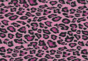 Klebefolie - Möbelfolie selbstklebend Leopard Pink -  45 cm x 200 cm