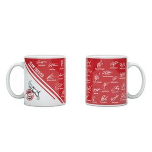 1. FC Köln Tasse Becher Kaffeebecher Team mit Unterschriften Saison 2022/2023, 4020272