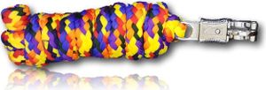 Führstrick mit Panikhaken für Pferd - Anbindestrick in verschiedenen stylischen Designs, Länge 2m, Farbe bunt
