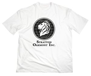 Styletex23 T-Shirt Stratton Oakmont Inc Logo, weiss, L