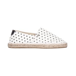 Damen Erbsen Print Espadrilles Big Star JJ274870 Weiß 40