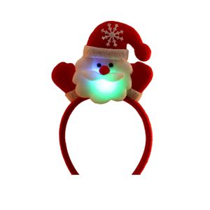 Weihnachten LED Haarreif, Weihnachten Haarschmuck Haarband Stirnband Kopfschmuck Kopfbedeckung Xmas Party Kostüm Zubehör, 1#