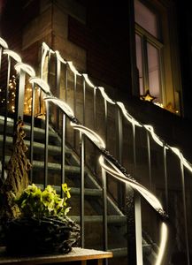 LED Lichtschlauch Neon Deko 10 m warmweiß Outdoor 120 LED je m Party Garten