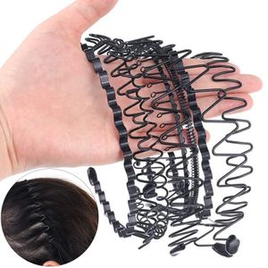 9-teiliges Haarband, schwarz, Make-up-Welle, elastischer Haarreifen für die Gesichtswäsche