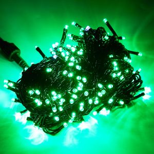 20m 156 LED Lichterkette Wasserdicht für Innen Außen Weihnachten Party Hochzeit Weihnachtsbaum Deko, Grün