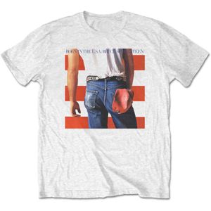 Bruce Springsteen - "Born in the USA" T-Shirt für Herren/Damen Unisex RO2259 (L) (Weiß)